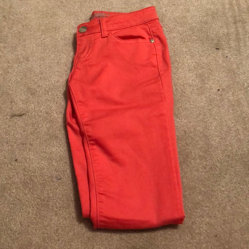 Bright Pink Skinny Jeans